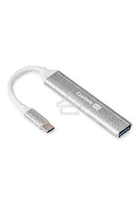 USB-Хаб (концентратор) 4-в-1 ExeGate DUB-3213C (кабель-адаптер USB3.0 Type-C --> 3xUSB2.0, 1xUSB3.0, Plug&Play, черный)