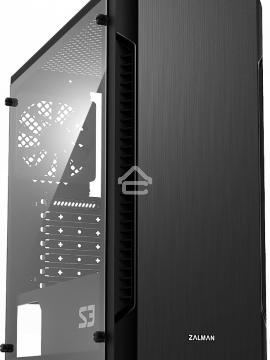 Компьютерный корпус Zalman S3 черный без БП ATX 2x120mm 2xUSB2.0 1xUSB3.0 audio bott PSU