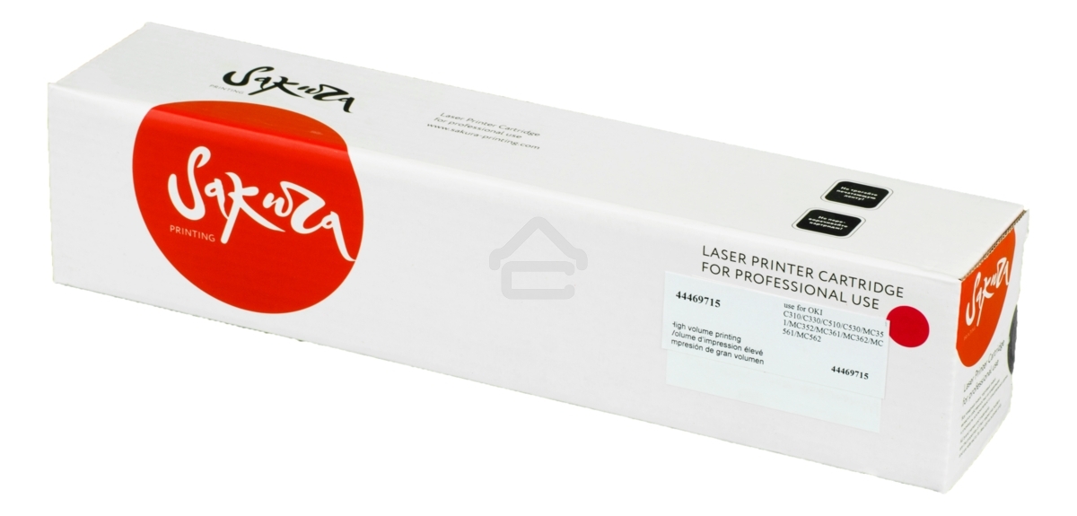 Картридж Sakura 44469715 для OKI C310/C330/C510/C530/MC351/MC352/MC361/MC362/MC561/MC562, пурпурный, 2000 к.