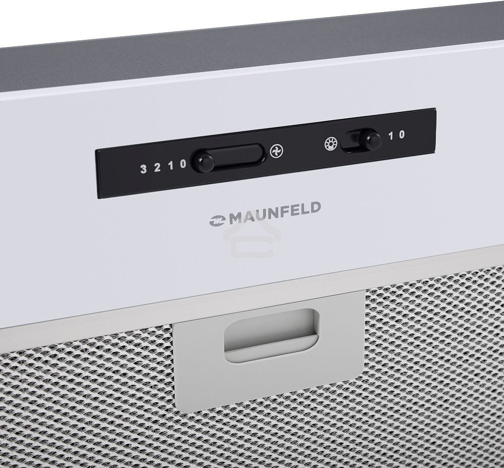 Вытяжка встраиваемая Maunfeld Crosby Light (C) 60 белый, 60 см, 850 куб. м/ч, 48 дБ