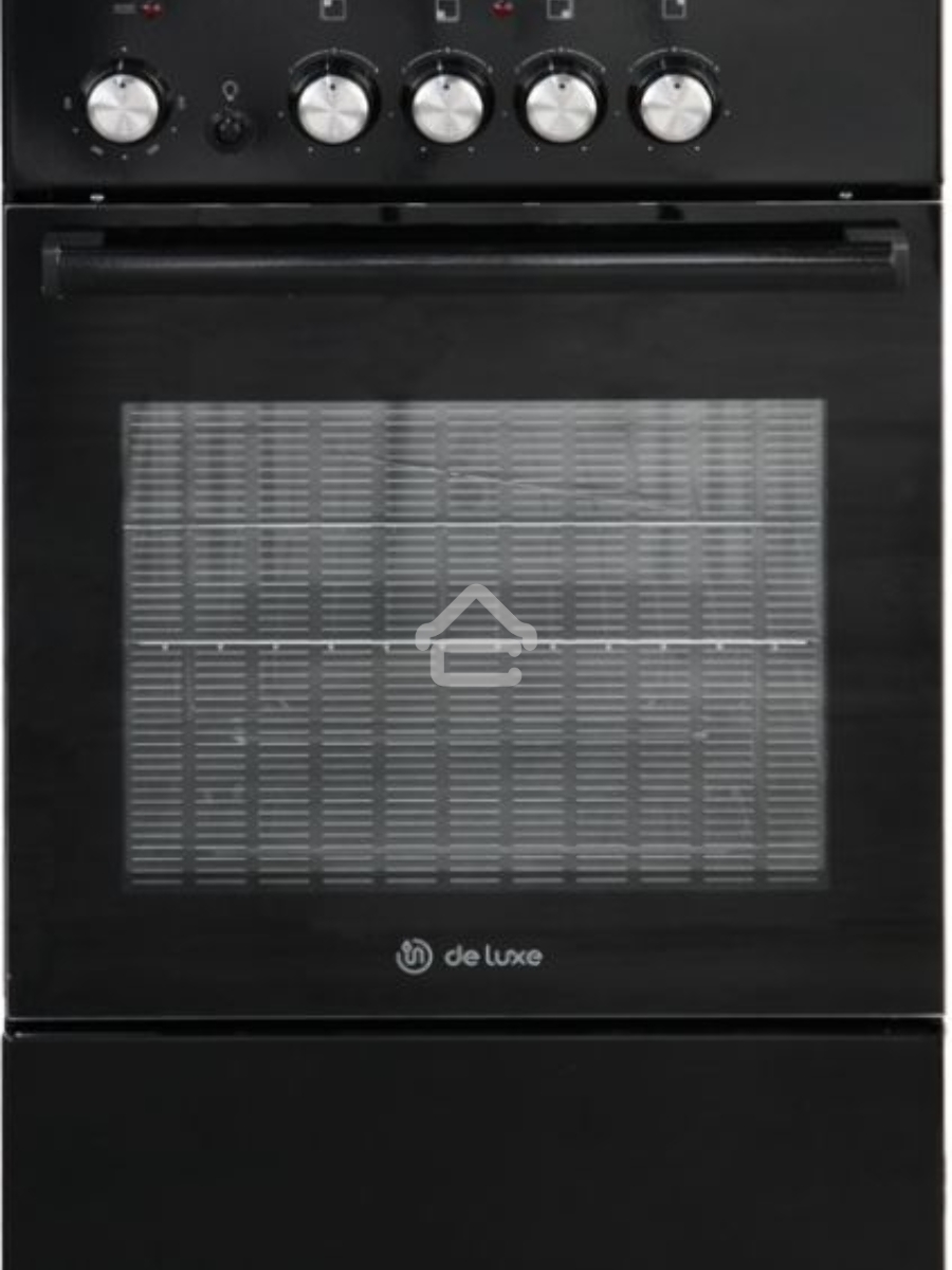 Плита электрическая De Luxe 5004.18э-011 черный, конфорок 4 шт, духовка 43 л, 50 см x 85 см x 50 см