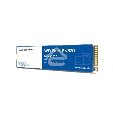 Накопитель SSD WD Blue SN570 WDS250G3B0C, 250Gb, PCIe 3.0 x4, M.2 2280, NVMe, R/W 3300/1200
