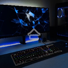 Клавиатура проводная Oklick 970G DARK KNIGHT механическая черный USB Gamer LED