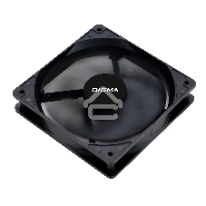Вентилятор для корпуса Digma DFAN-120-9 черный, 120 мм, 1200 об/мин, 23 дБ, 4 pin