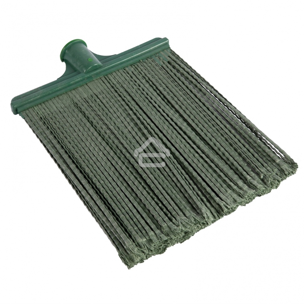 Метла полипропиленовая, 270х260 мм, плоская распушенная, без черенка, Сибртех