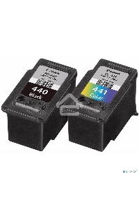 Картридж струйный Canon PG-440/CL-441 5219B005 черный/трехцветный x2уп. для Canon MG2140/MG3140 (180стр.)