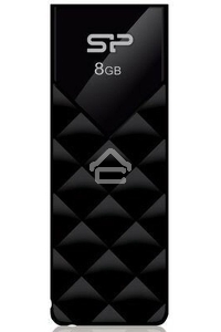 Флеш диск Silicon Power 8Gb Ultima U03 SP008GBUF2U03V1K USB2.0 черный