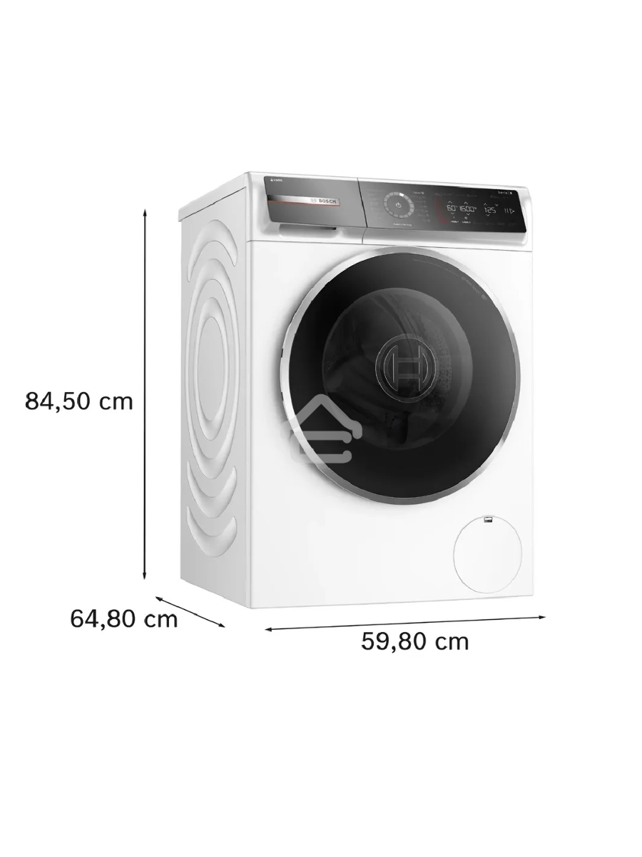 Стиральная машина Bosch Serie 8 WGB256A0ME белый, загрузка фронтальная 10 кг, 1600 об/мин., класс: А