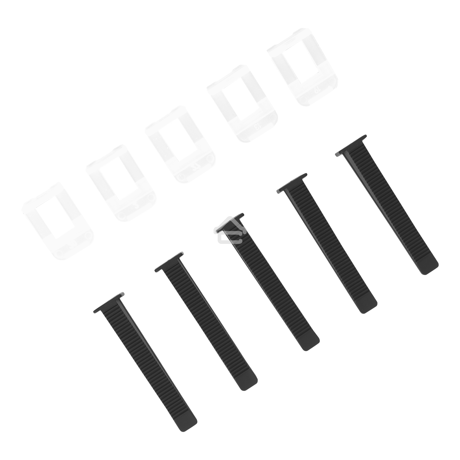 Комплект зажим + клин для системы выравнивания плитки Matrix СВП Ворота, 250/250 шт. в коробе