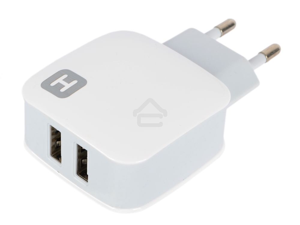 Сетевое зарядное устройство Harper WCH-8220 белый, 2хUSB, 2,4A