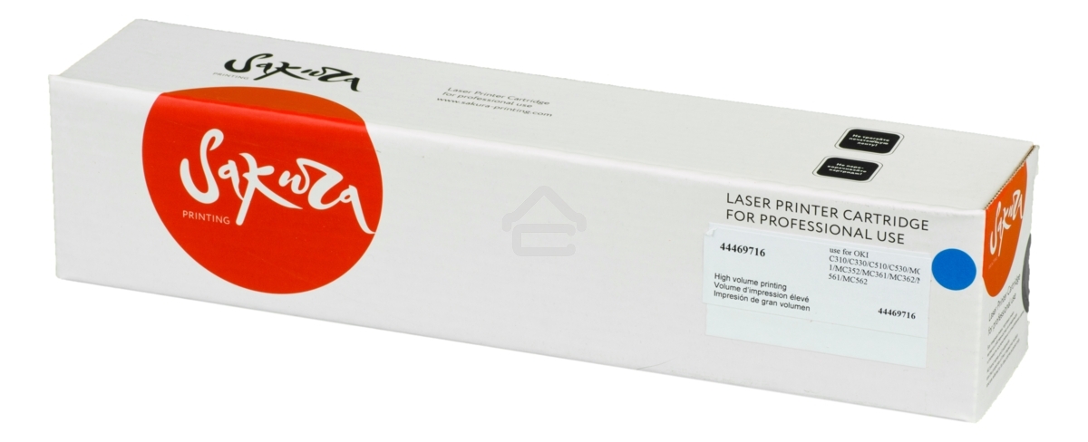 Картридж Sakura 44469716 для OKI C310/C330/C510/C530/MC351/MC352/MC361/MC362/MC561/MC562, синий, 2000 к.