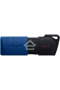 Флеш диск Kingston 64Gb DataTraveler Exodia M DTXM/64GB USB3.0 черный/синий