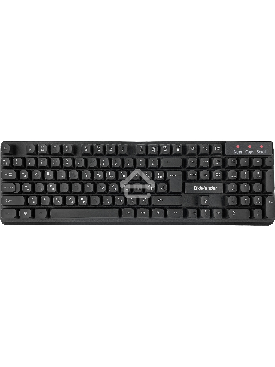 Клавиатура + мышка Defender MILAN C-992 RU BLACK