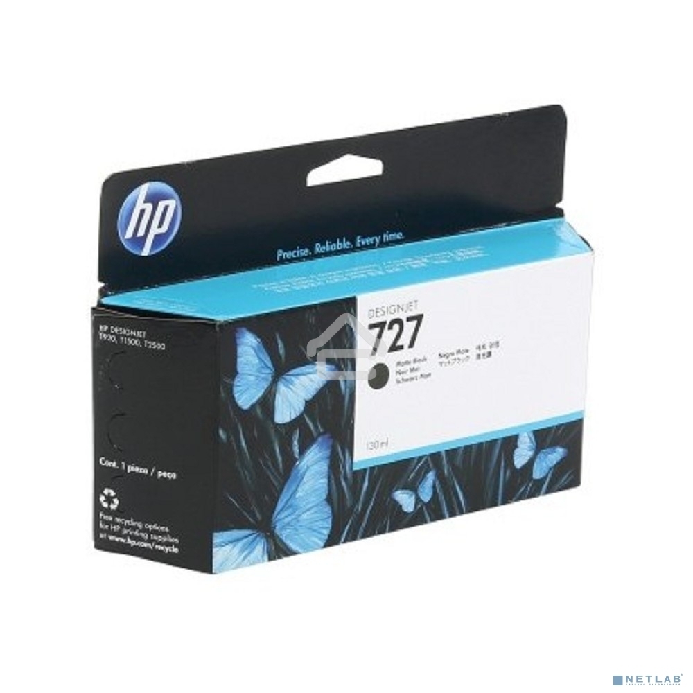 Картридж струйный HP 727 B3P22A черный матовый для HP DJ T920/T1500 (130мл)