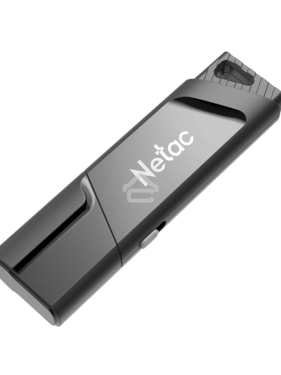 Флеш диск Netac U336S NT03U336S-032G-30BK, 32Gb, USB3.0, пластиковая с защитой от записи