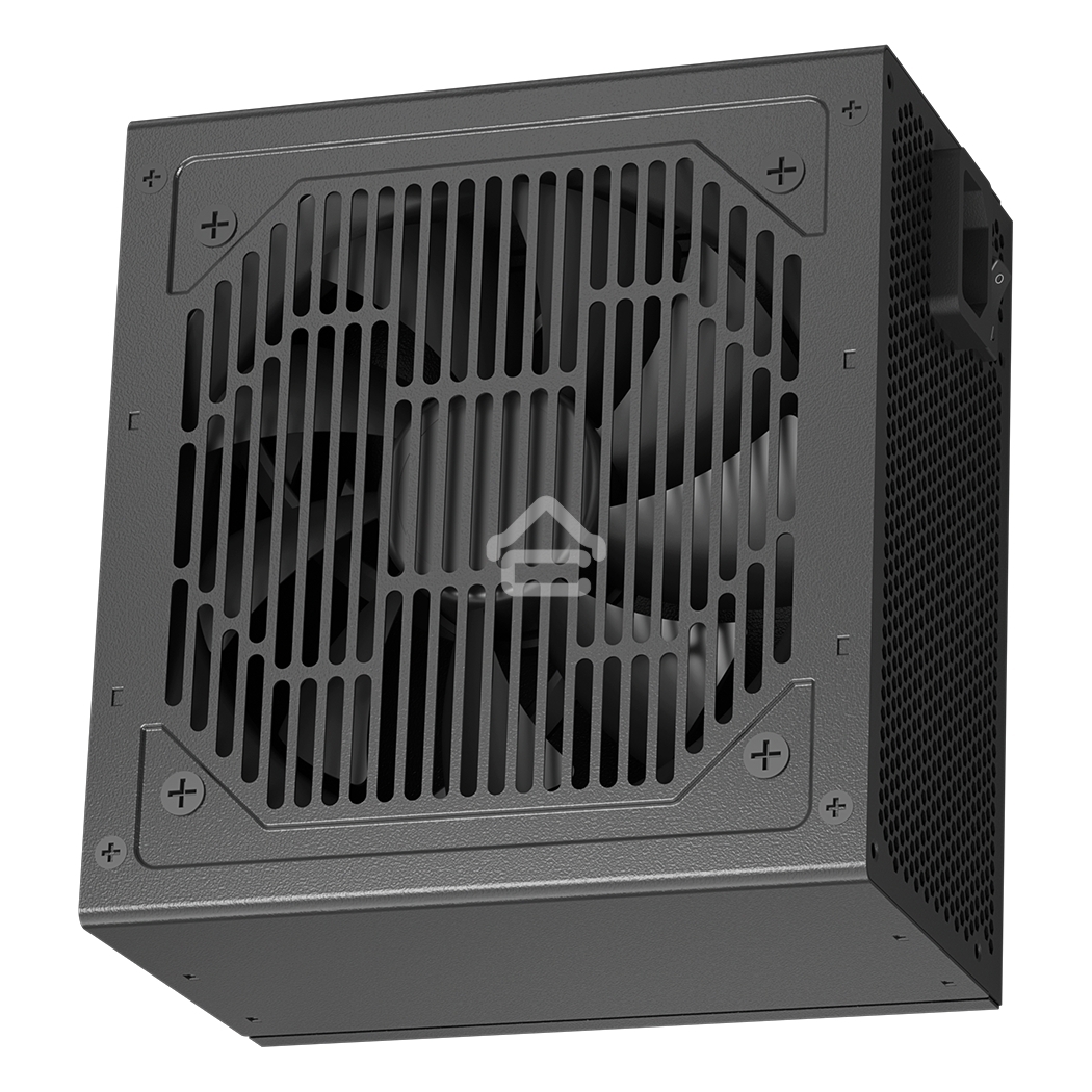 Блок питания PCCOOLER KF650, 650W 80 PLUS White (ATX, ATX 2.4, Non-modular, 1x24(20+4)pin 550мм, 1xCPU*2 8(4+4)pin 610+150мм, 2xPCIe 8(6+2)pin 510мм, 2xSATA*3+MOLEX4pin*1 450+150+150+150мм, Active, 120x120мм, 140x150x86мм, APFC, OVP, SCP, OPP (140-160%, 2