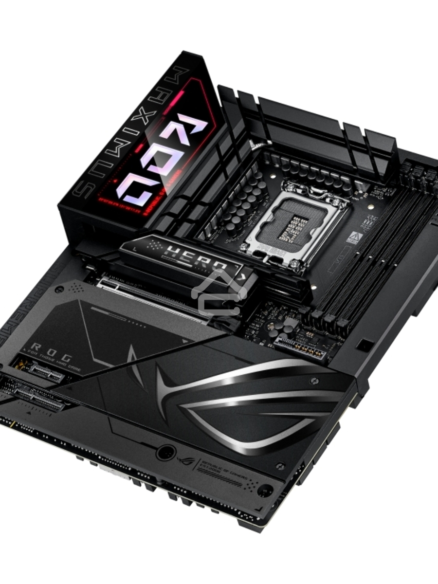Материнская плата ASUS ROG MAXIMUS Z890 HERO BTF, LGA1851, Intel Z890, 4xDDR5, 4xSATA, 6xM.2, 1xPCIe 5.0 x16, 1xPCIe 4.0 x4, 1xPCIe x1, 1xHDMI, 2xUSB-C (Thunderbolt 4), 1xUSB-C 3.2 Gen 2, 4xUSB-A 3.2 Gen 2, 4xUSB-A 3.2 Gen 1, 2x2.5Gb LAN, Wi-Fi 7, Bluetoo