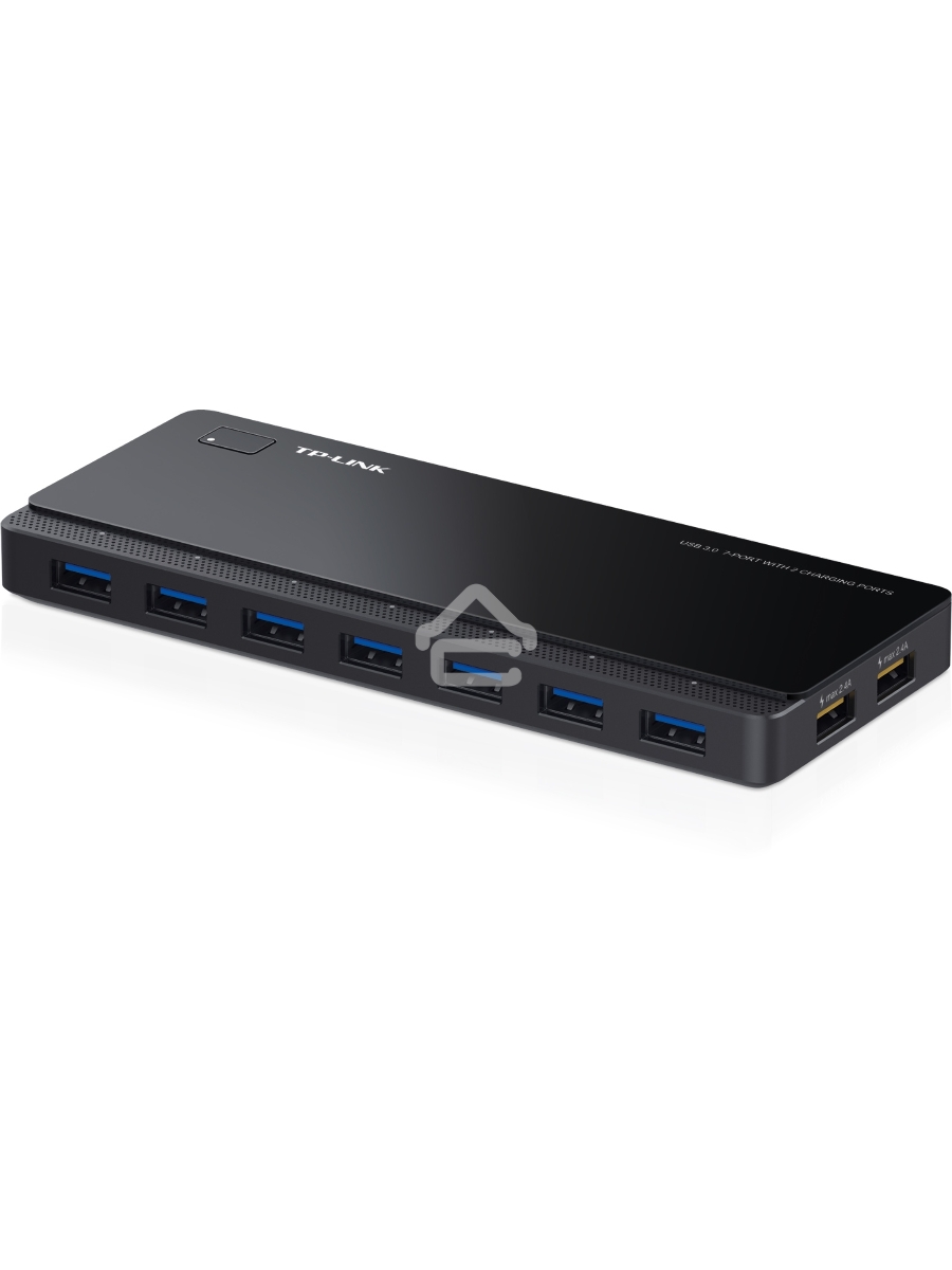 Сетевое оборудование TP-Link UH720 7 ports USB 3.0 Hub with 2 power charge ports (2.4A Max), Desktop, a 12V/4A Power Adapter included