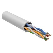 Кабель витая пара U/UTP кат.5e 4х2х24AWG solid LSZH GENERICA бел. 305м (м) ITK