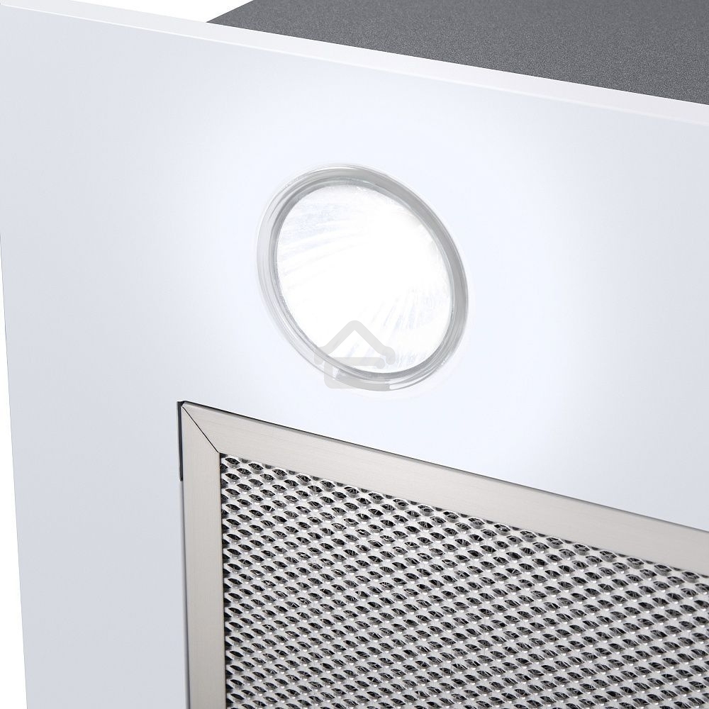 Вытяжка встраиваемая Maunfeld Crosby Light (C) 60 белый, 60 см, 850 куб. м/ч, 48 дБ