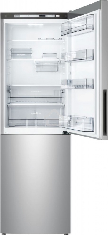 Холодильник Atlant XM-4621-181 серебристый двухкамерный 205/119л морозилка снизу