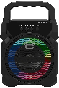 Портативная колонка Digma D-PS1500 черный 10 Вт 1.0 BT 10м 500mAh