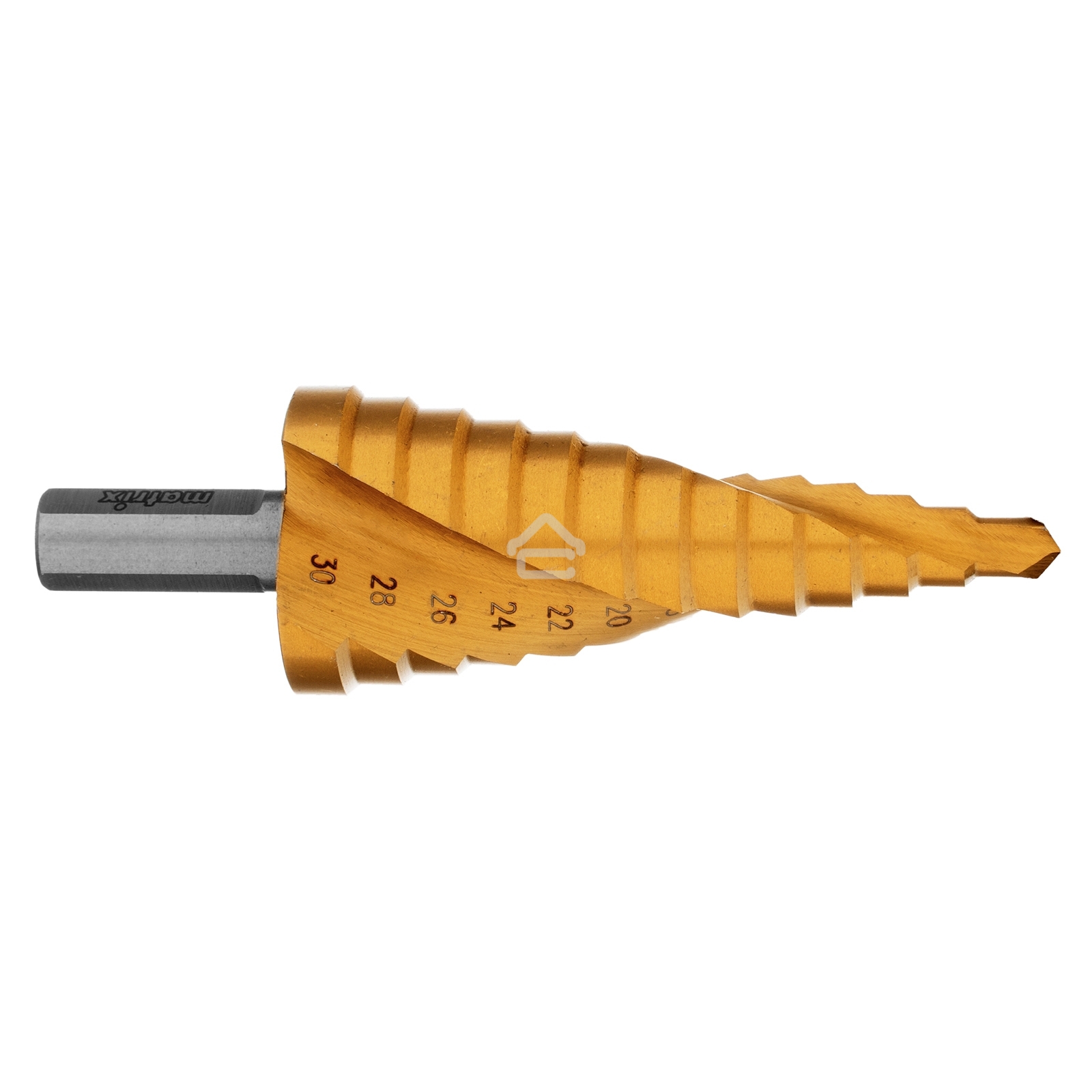 Сверло ступенчатое Matrix, 6-8-10-12-14-16-18-20-22-24-26-28-30 мм,HSS, спирал. проф., трехгр. хвост.