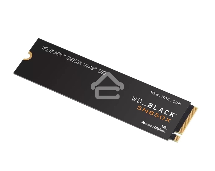 Накопитель SSD WD 1Tb Black SN850X, M.2(22x80мм), NVMe, PCIe 4.0 x4, 3D TLC, R/W 7300/6300Mb/s, IOPs 800 000/1 100 000, TbW 600, DWPD 0.3 (12 мес.)