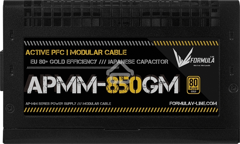 Блок питания Aerocool/Formula ATX 850W APMM-850GM Gen.5 80 PLUS gold (20+4pin) APFC 120мм fan 8xSATA Cab Manag RTL