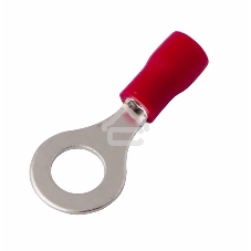 Наконечник кольцевой изолированный ø 6.5 мм 0.5-1.5 мм² (НКи 1.5-6/НКи 1,25-6) красный Rexant