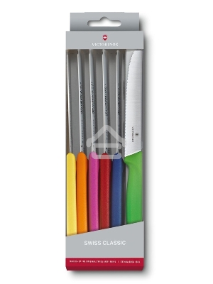 Набор ножей кухон. Victorinox Swiss Classic Kitchen (6.7839.6G) компл.:6шт ассорти подар.коробка