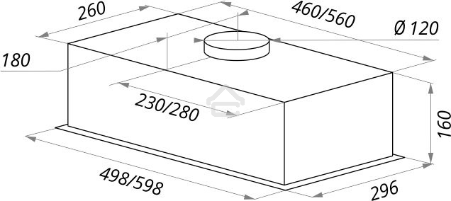 Вытяжка встраиваемая Maunfeld Crosby Light (C) 60 белый, 60 см, 850 куб. м/ч, 48 дБ