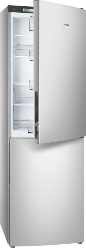 Холодильник Atlant XM-4621-181 серебристый двухкамерный 205/119л морозилка снизу