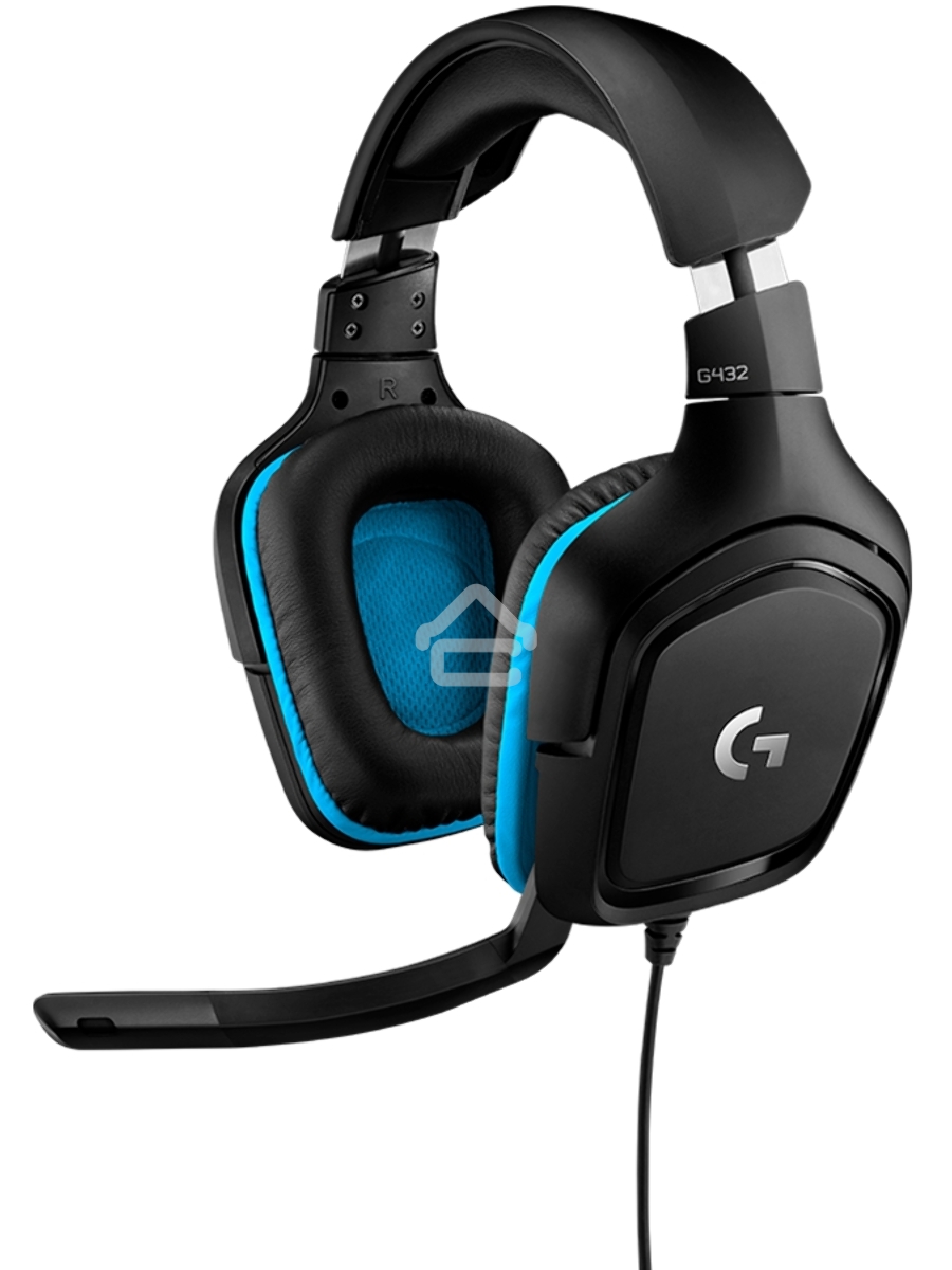 Гарнитура Logitech Headset G432 Wired Gaming Leatherette Retail