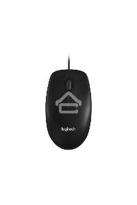 Мышь проводная Logitech M100/100R DARK/GREY (темно-серая/черная), 1000 dpi, USB, кнопки - 3