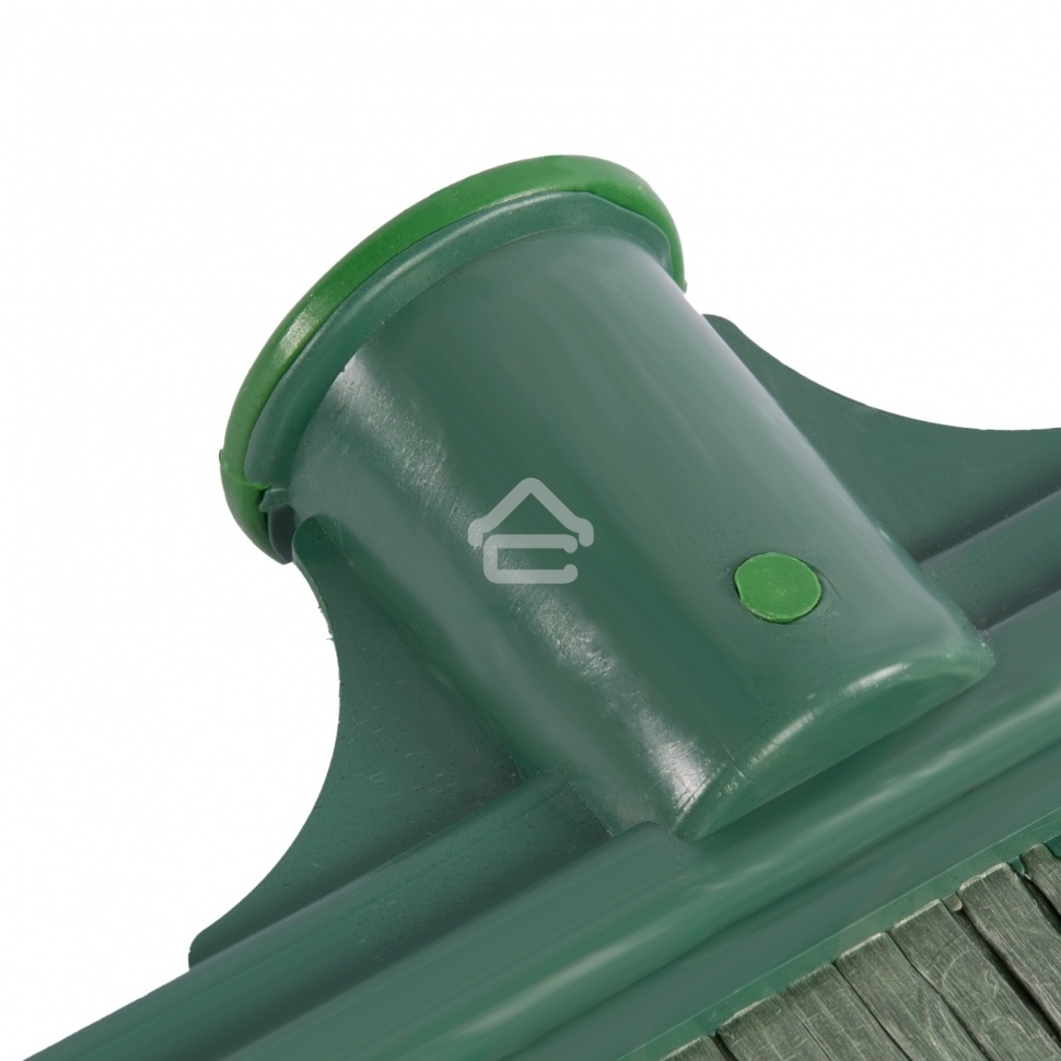 Метла полипропиленовая, 270х260 мм, плоская распушенная, без черенка, Сибртех