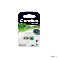 Элемент питания алкалиновый для пультов сигнализаций Camelion LR27A Mercury Free A27-BP1 12В BL-1 (блист.1шт)