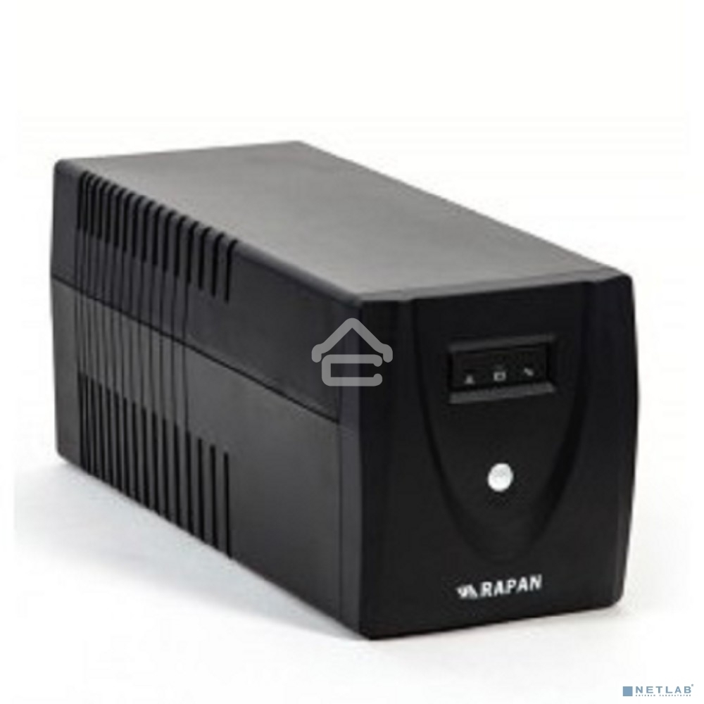 Источник питания RAPAN-UPS 1000 220В 1000ВА/600Вт меандр с АКБ 2х7Ач интерактивный RAPAN-UPS 1000 power supply 220V 1000VA / 600W meander with battery 2x7Ah interactive