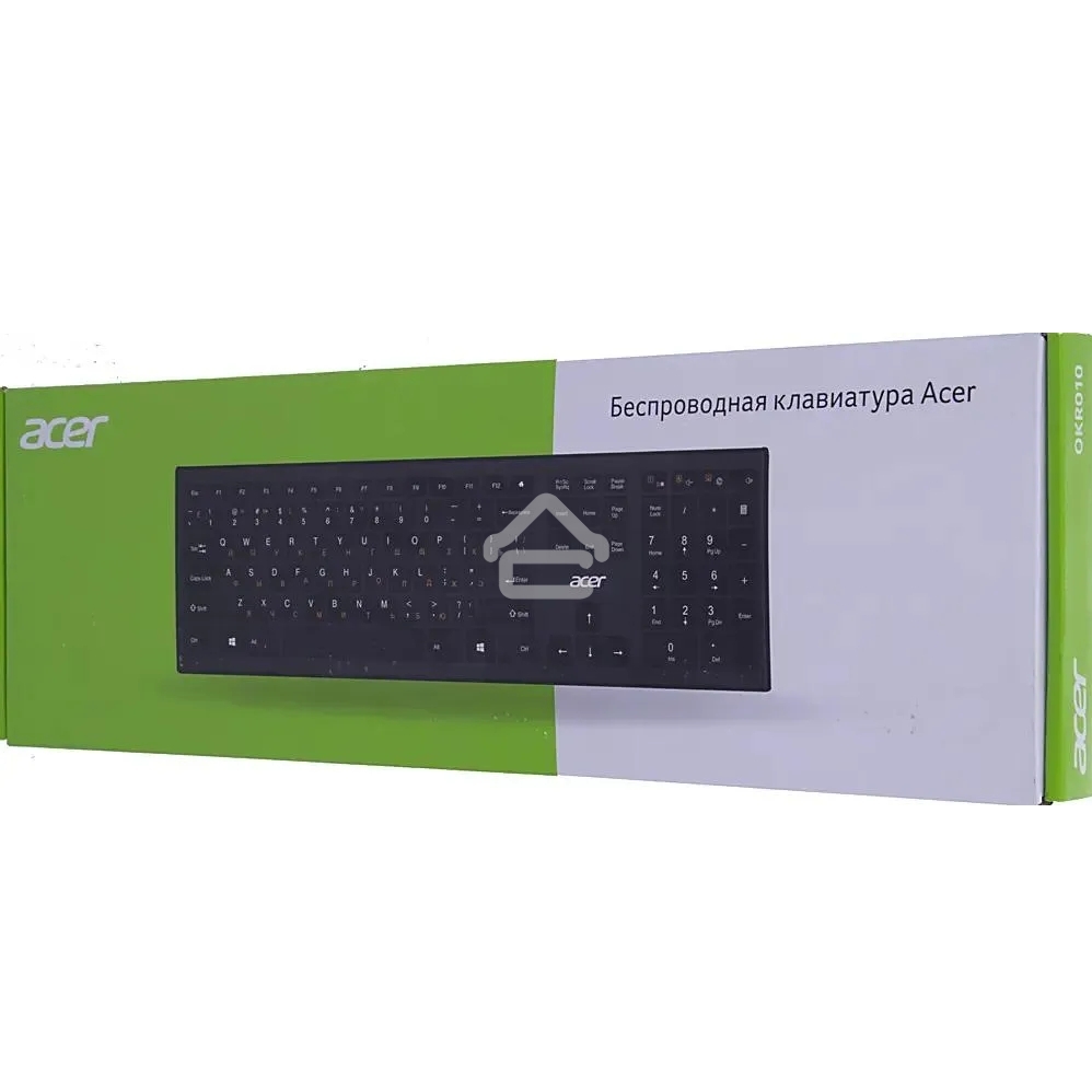 Клавиатура беспроводная Acer OKR010, USB, Радиоканал, черный