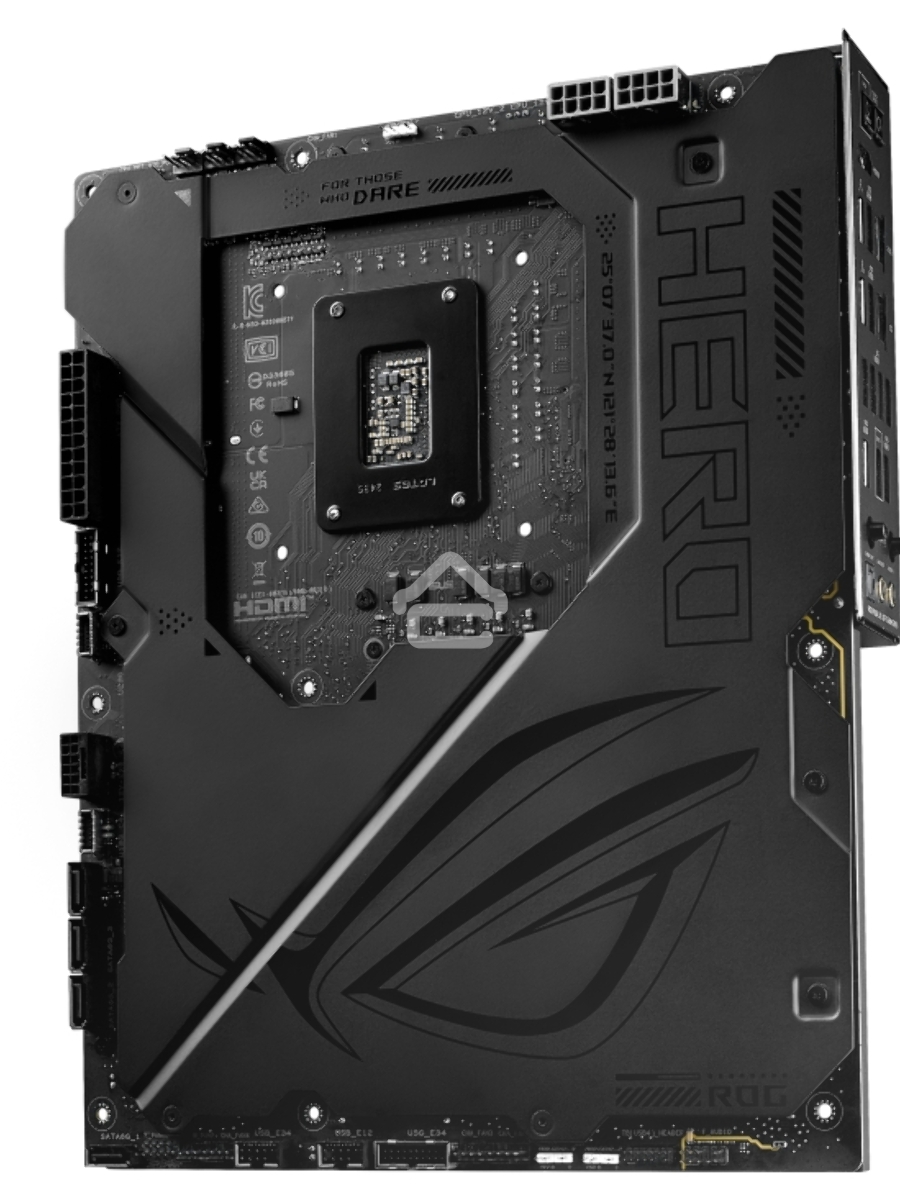 Материнская плата ASUS ROG MAXIMUS Z890 HERO BTF, LGA1851, Intel Z890, 4xDDR5, 4xSATA, 6xM.2, 1xPCIe 5.0 x16, 1xPCIe 4.0 x4, 1xPCIe x1, 1xHDMI, 2xUSB-C (Thunderbolt 4), 1xUSB-C 3.2 Gen 2, 4xUSB-A 3.2 Gen 2, 4xUSB-A 3.2 Gen 1, 2x2.5Gb LAN, Wi-Fi 7, Bluetoo