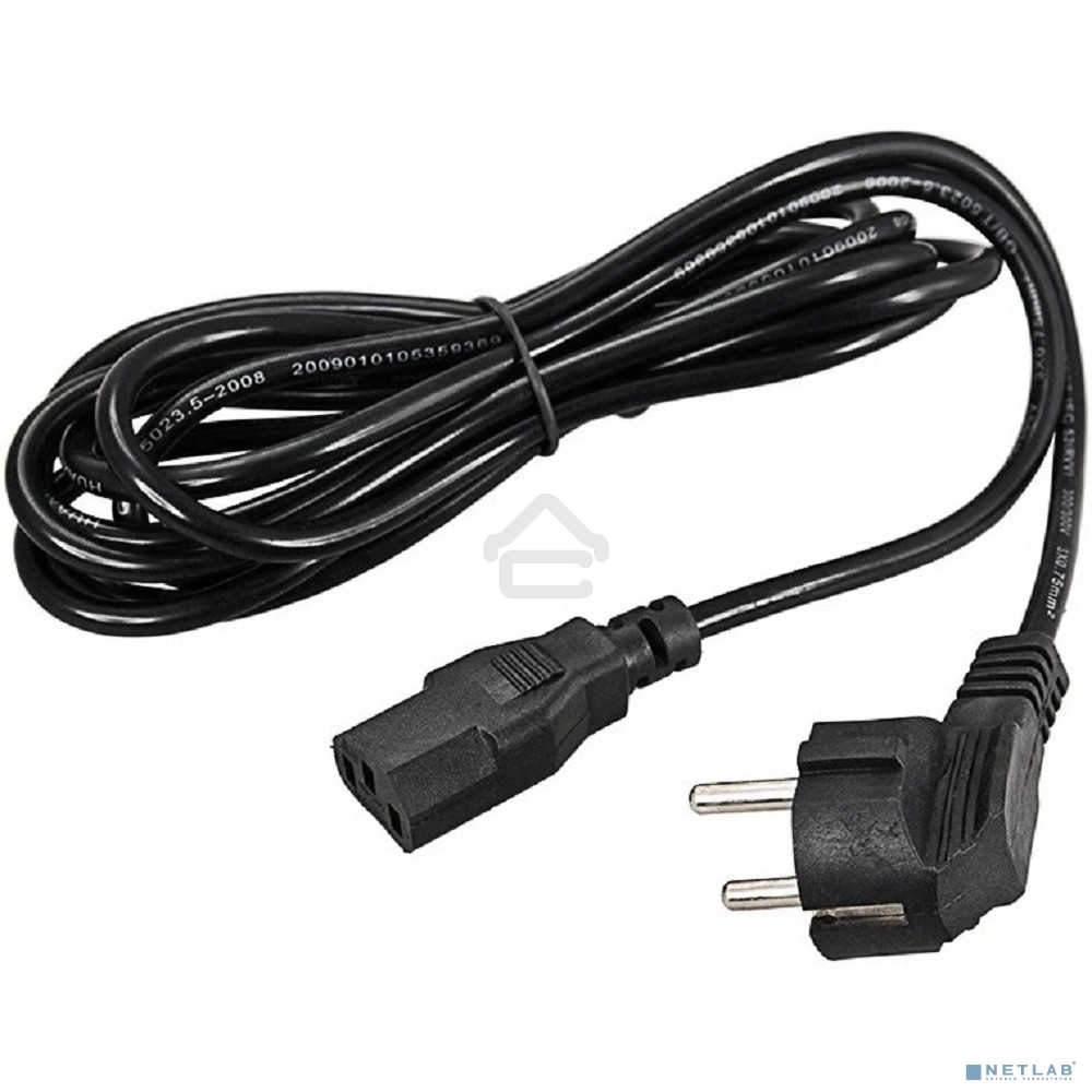 Шнур сетевой Rexant СЕЕ 7/7 (Schuko) – IEC 320 C13 3x1,0мм², длина 1,2м