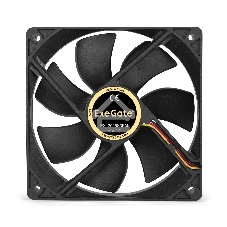 Вентилятор для корпуса ExeGate EX12025S3PM черный, 120 мм, 1500 об/мин, 24 дБ, 3 pin