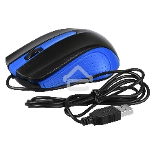 Мышь проводная Acer OMW011 черный/синий, 1200 dpi, USB, кнопки - 3