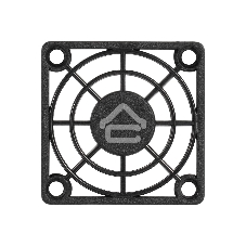 Решетка для вентилятора 40x40 ExeGate EG-040PSB (40x40 мм, пластиковая, квадратная, черная)