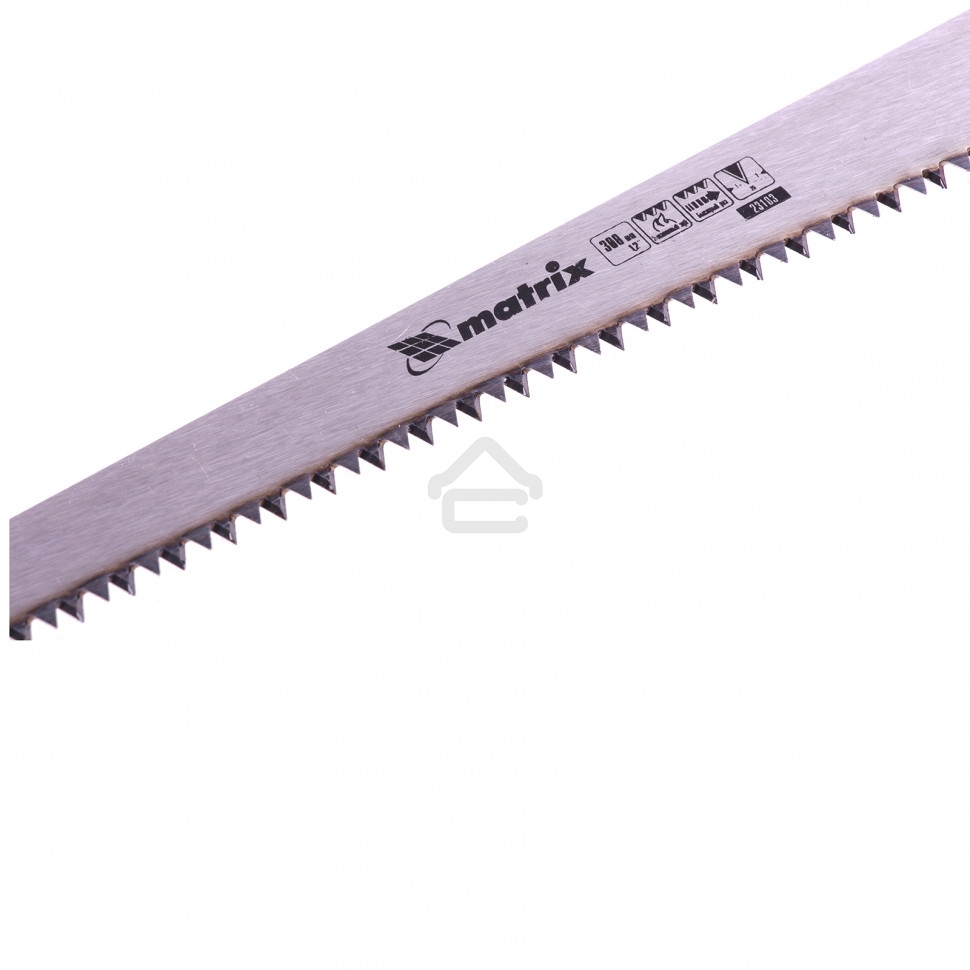 Ножовка по дереву Matrix выкружная, 300 мм, каленый зуб, двухкомпонентная рукоятка