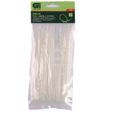 Хомуты Сибртех, 160 х 2,5 мм, пластиковые, белые, 100 шт.