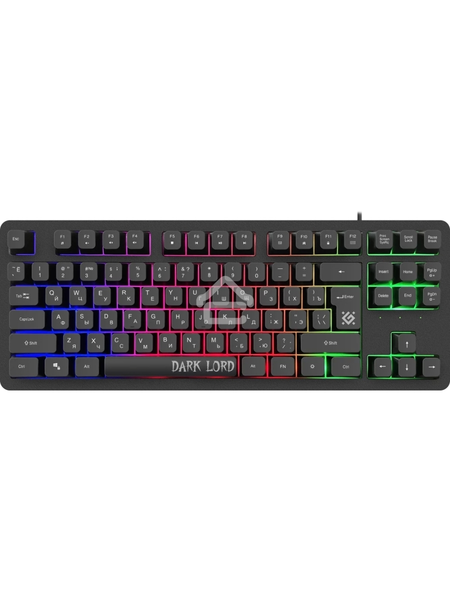 Клавиатура Defender Dark Lord GK-580  проводная, USB, черный