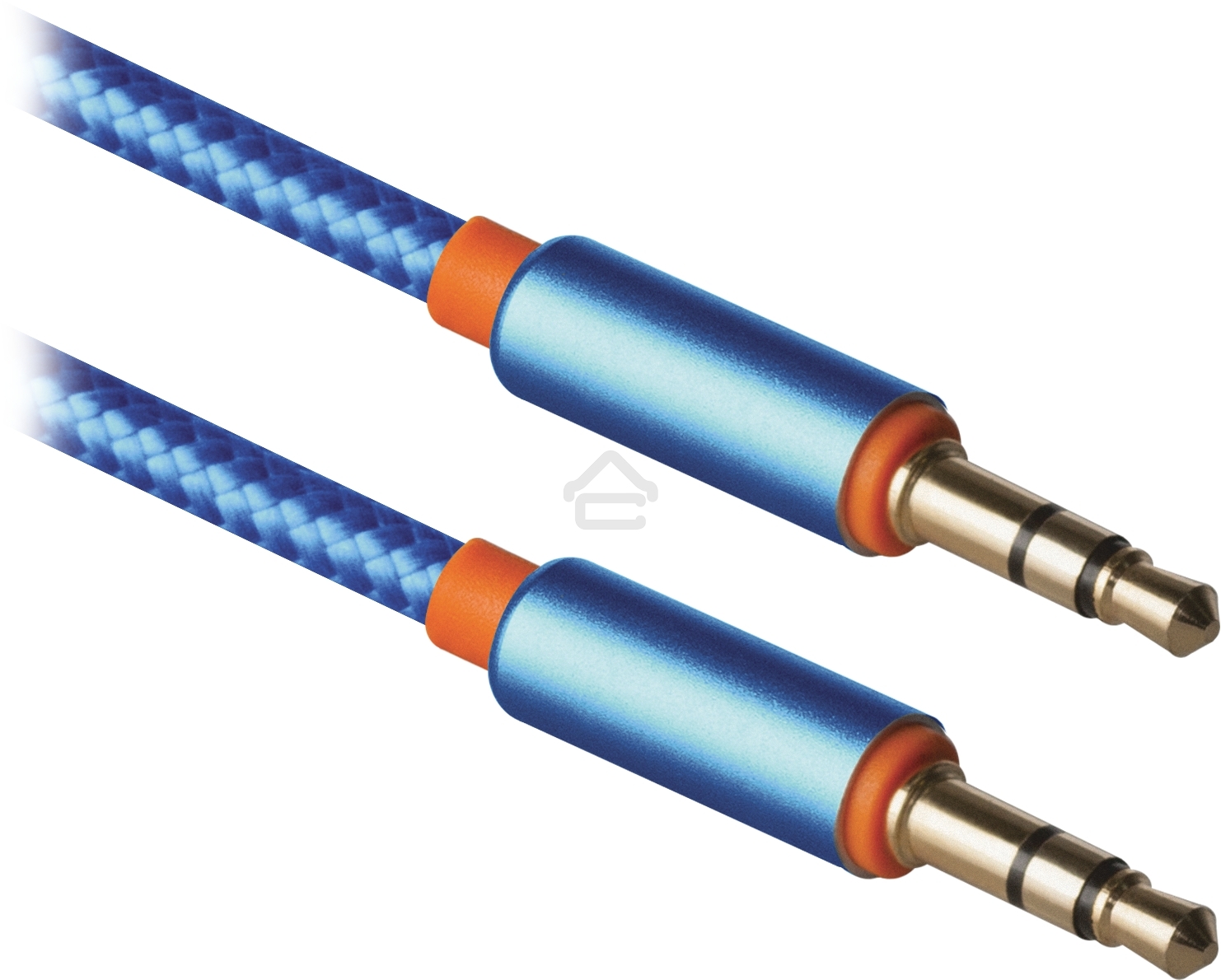 Кабель аудио Defender 3.5мм 1.2M Jack M- Jack Mсиний