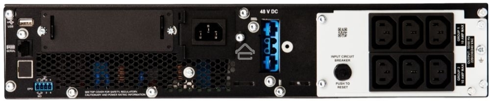 Источник бесперебойного питания APC Smart-UPS SRT, 1000VA/1000W, On-Line, Extended-run, Rack 2U (Tower convertible), черный