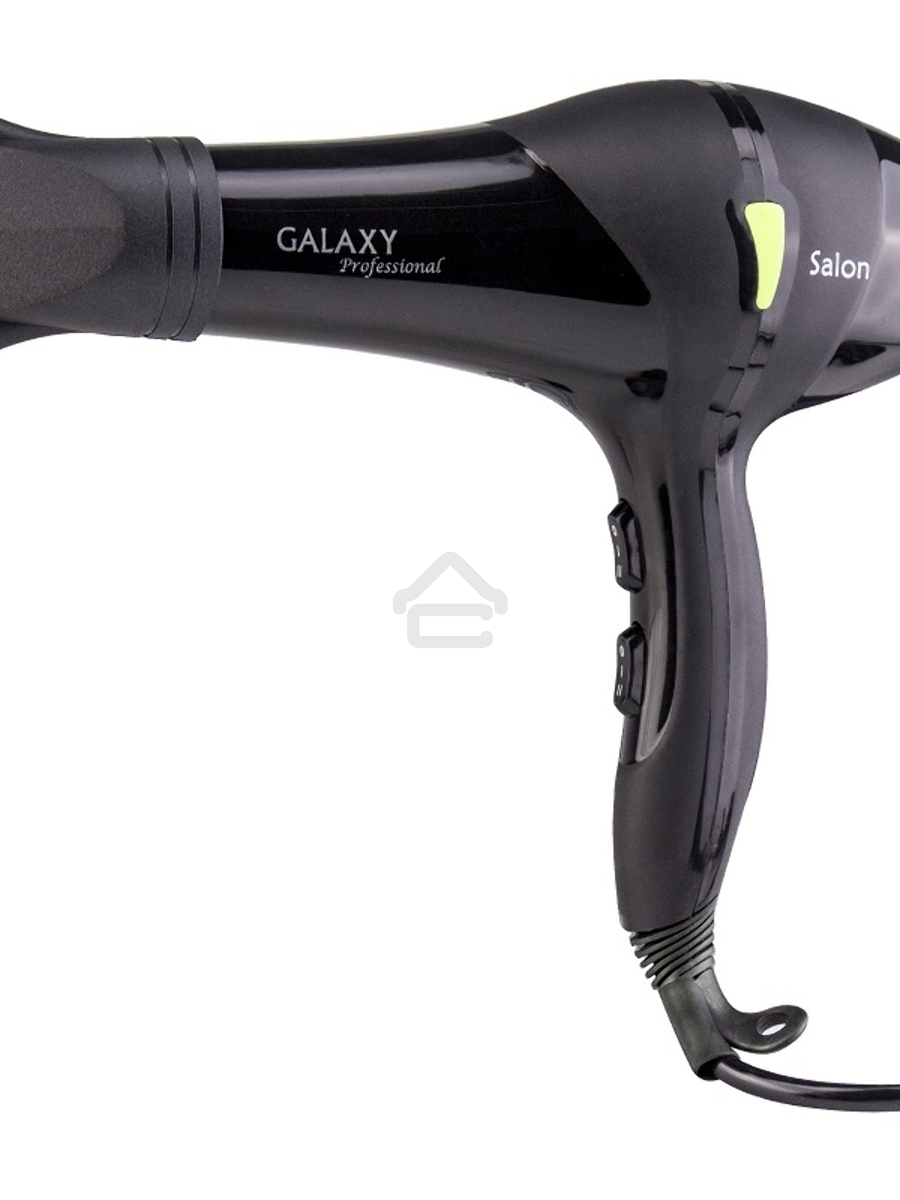 Фен для волос профессиональный Galaxy Line GL 4317, черный, 2200 Вт, АС мотор, 2 скоростных режима, 3 температурных режима, защита мотора от перегрева, защитная сетка, подвесная петля,насадка-концентратор